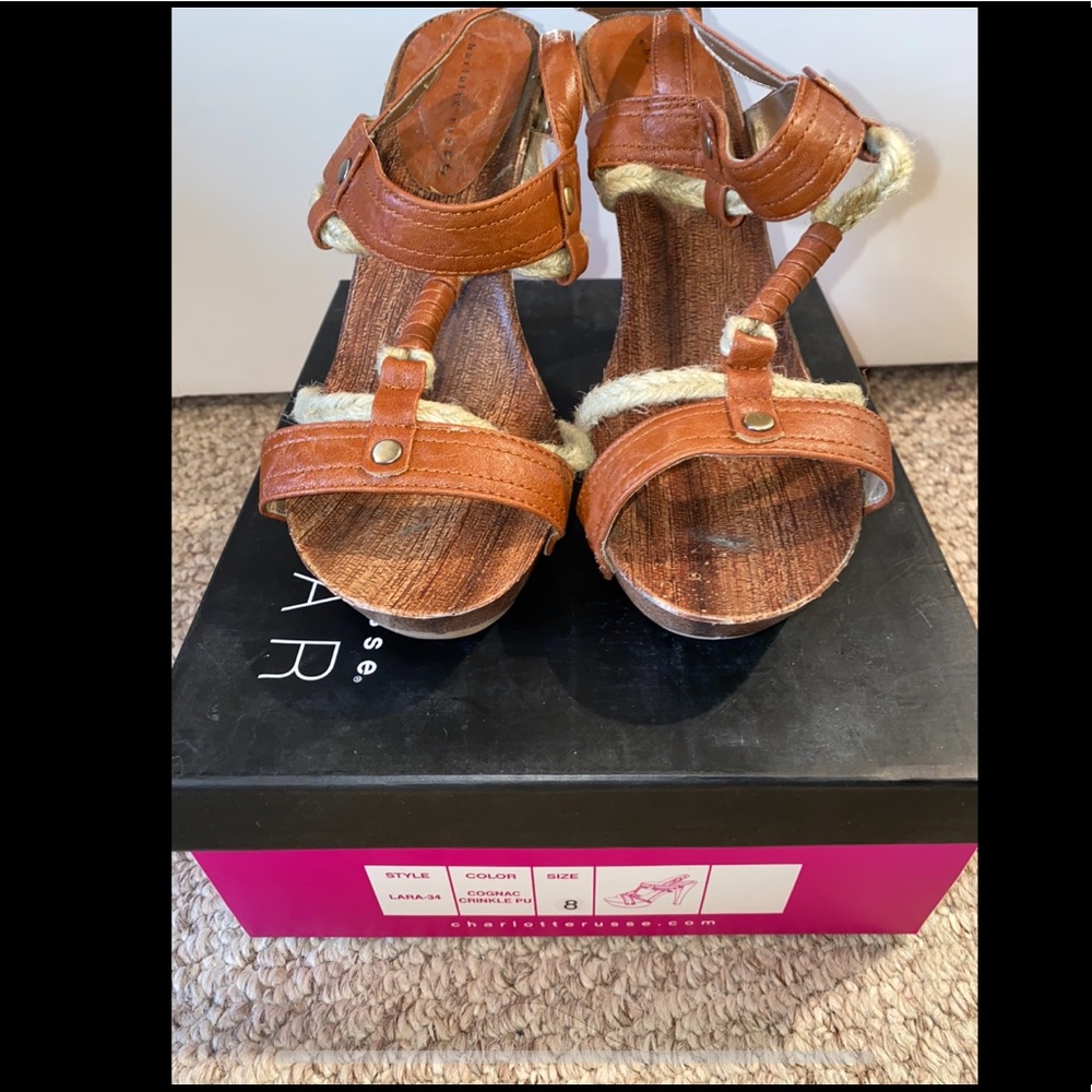 Tan,brown heels